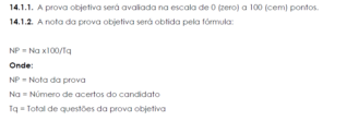Cálculo de Pontos da Prova do Concurso GCM São José do Rio Preto SP