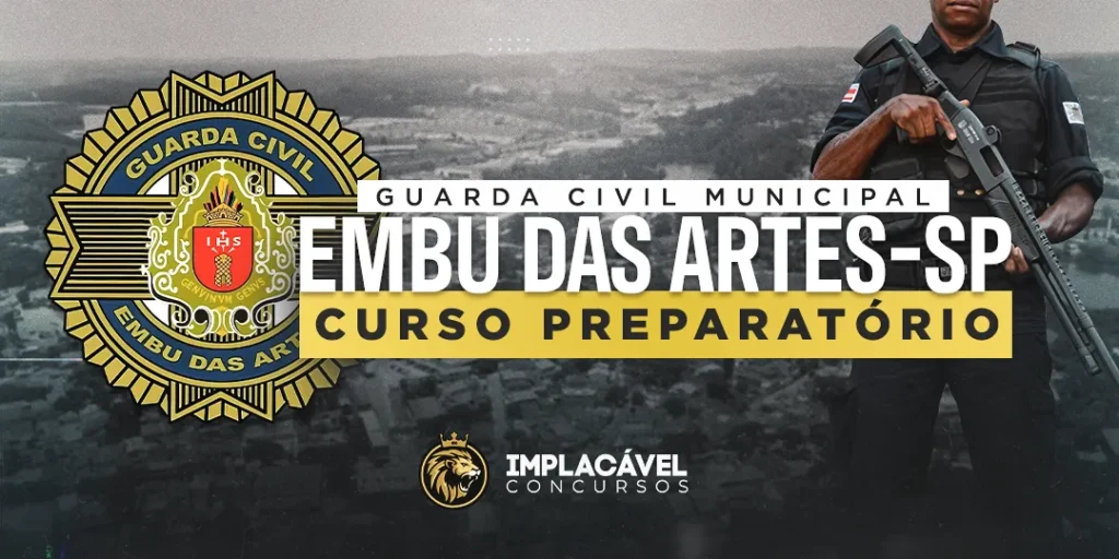 Curso GCM Embu das Artes SP - Implacável Concursos