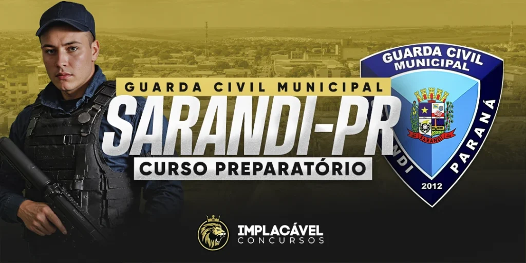 Curso GM Sarandi PR - Implacável Concursos