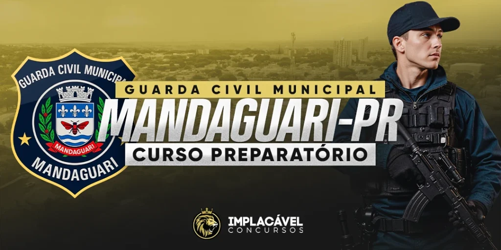 Cursos GCM Mandaguari PR - Implacável Concursos