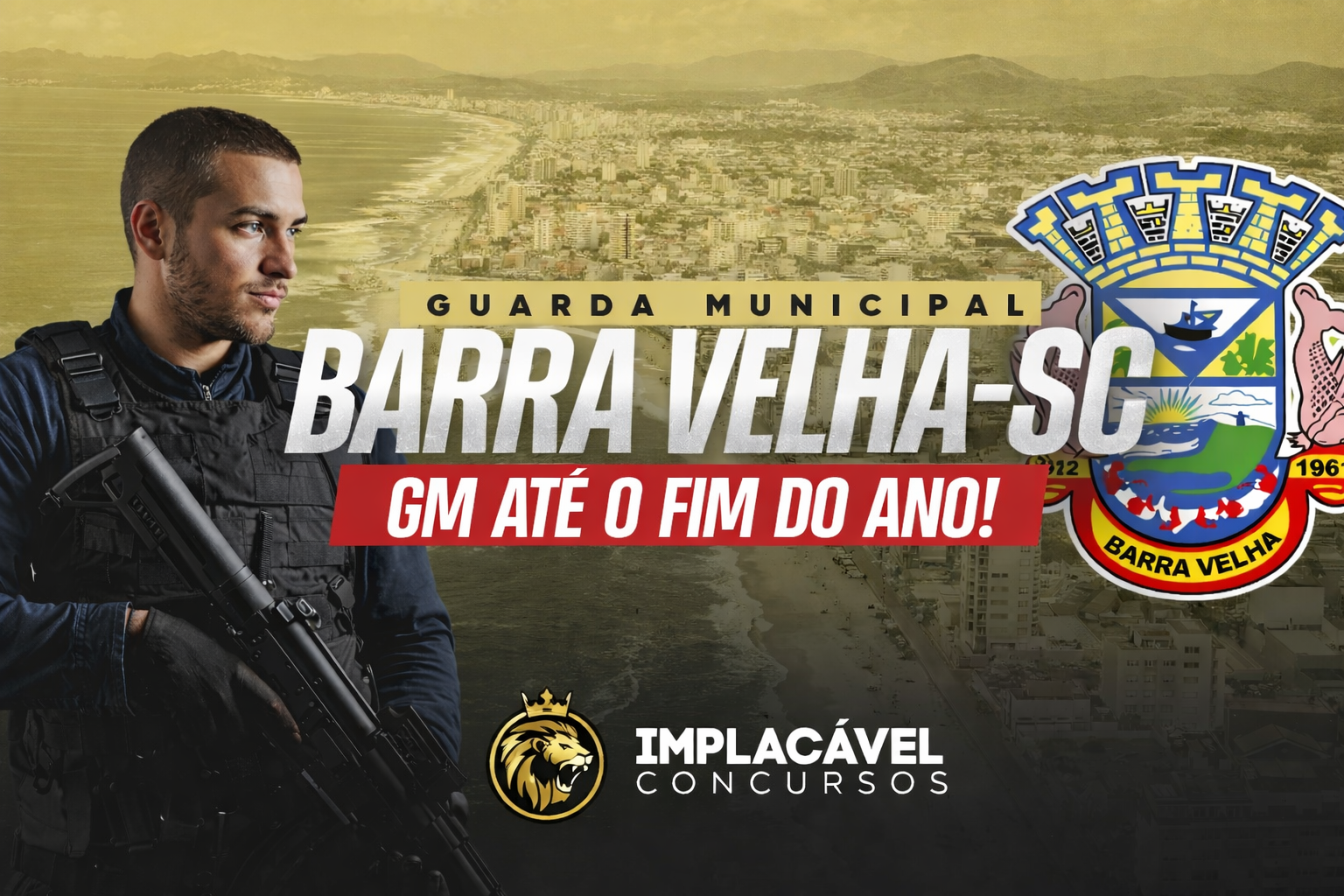 Concurso GM Barra Velha - Edital até o fim do ano