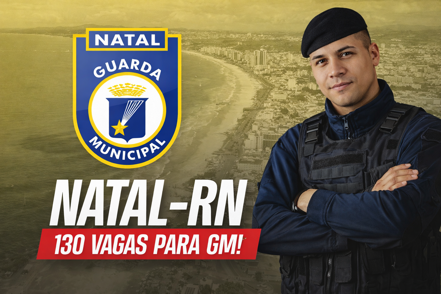 Concurso GCM Natal RN - Comissão Formada