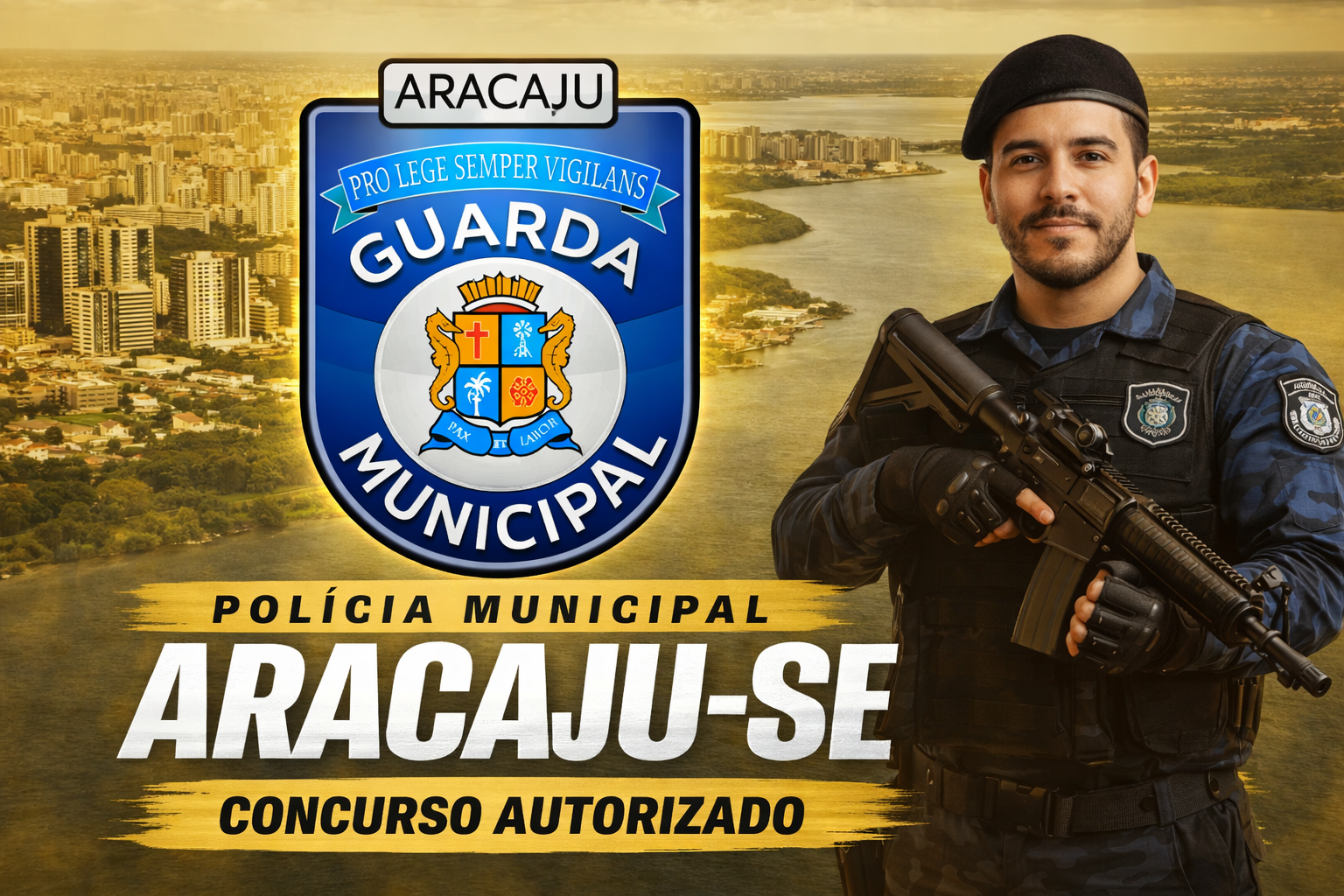 Concurso GCM Aracaju - Autorizado