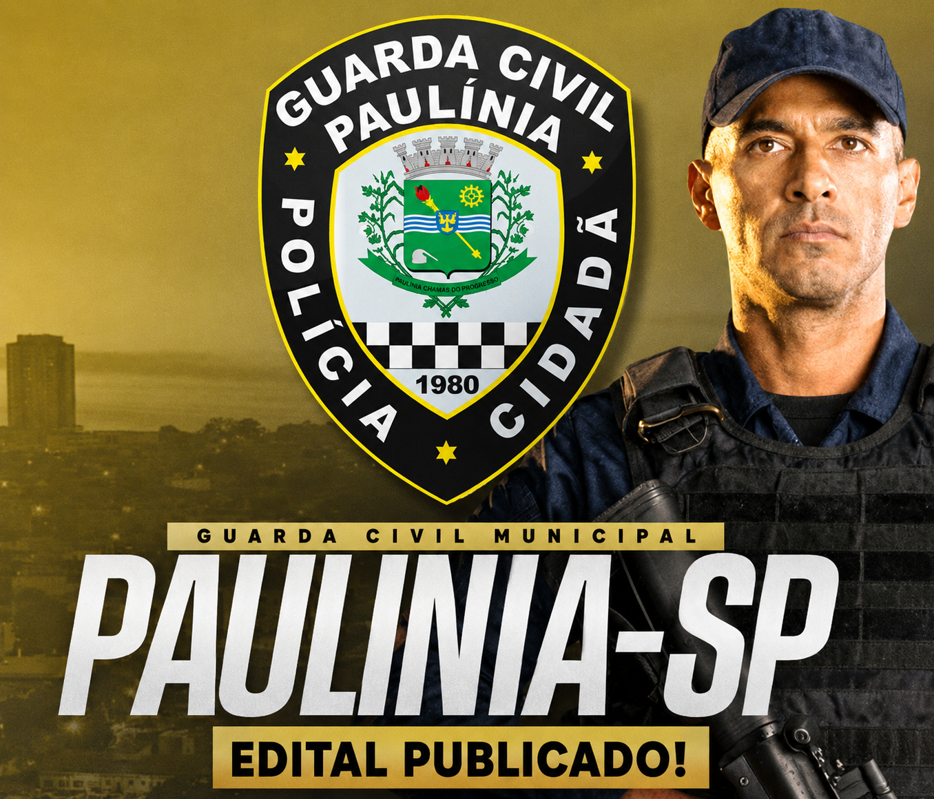 Concurso GCM Paulínia - Edital Iminente